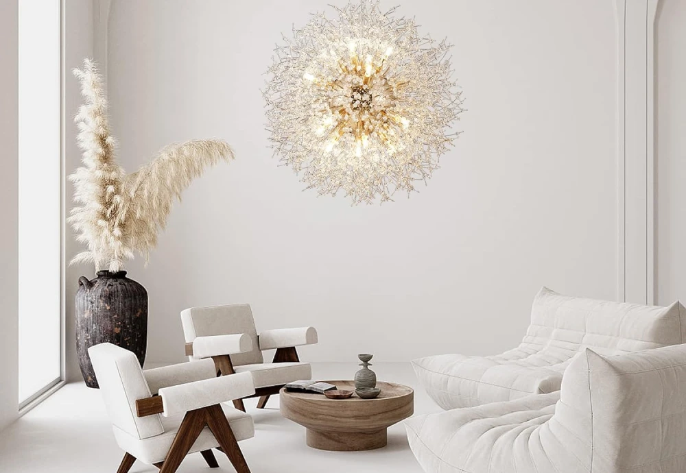 ceiling mount crystal chandelier